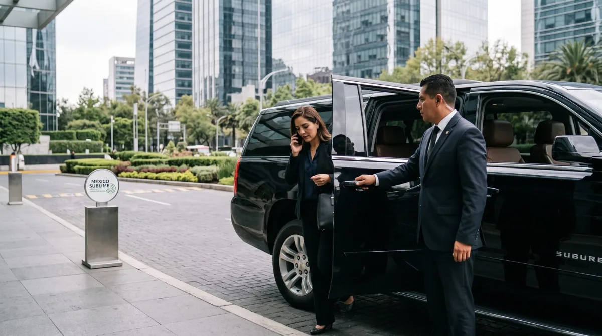 Seguridad y discreción en transporte ejecutivo CDMX - México Sublime