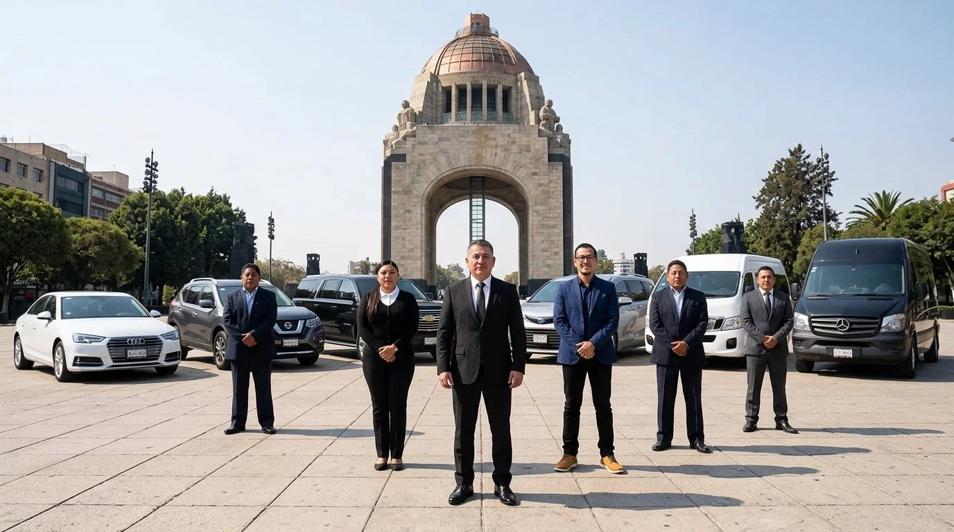 Equipo de México Sublime, transporte ejecutivo y turístico en CDMX