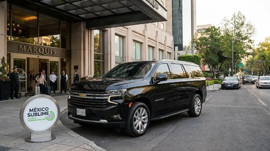 Renta de Suburban ejecutiva con chofer en CDMX - México Sublime